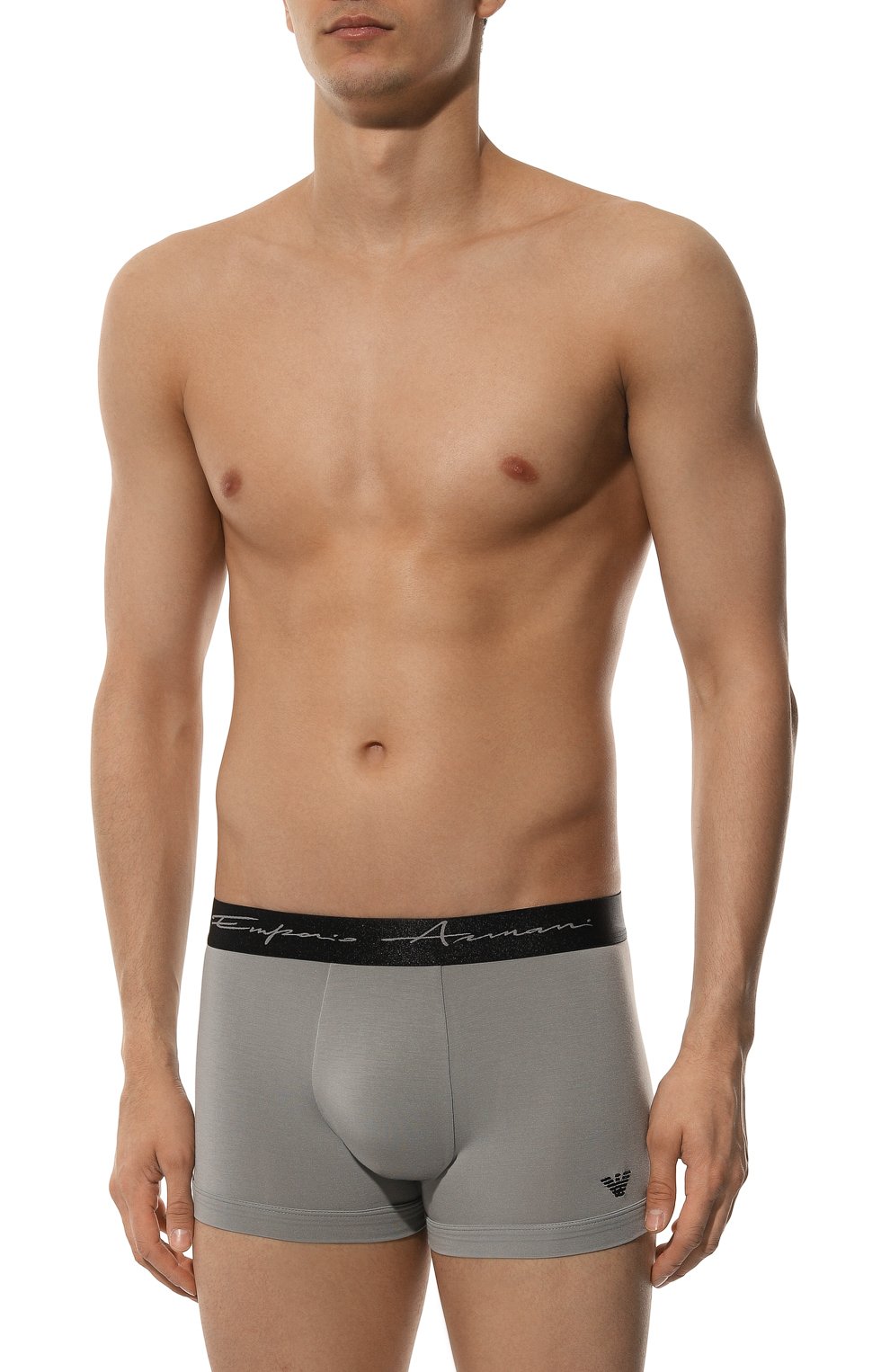 Боксеры EMPORIO ARMANI серого цвета по цене 4330 руб., арт. 111389/4R511, фото 2 Боксеры EMPORIO ARMANI, арт. 111389/4R511, фото 2