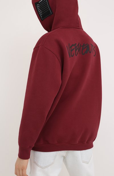 Хлопковое худи VETEMENTS, арт. UAH21TR630 1601/W, фото 4