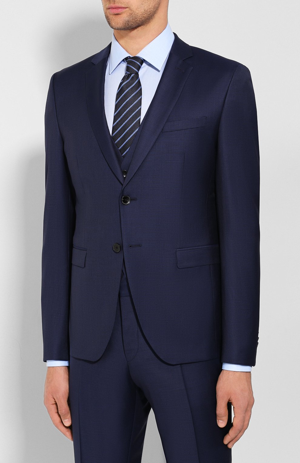 Шерстяной костюм-тройка BOSS, арт. 50417571, фото 2