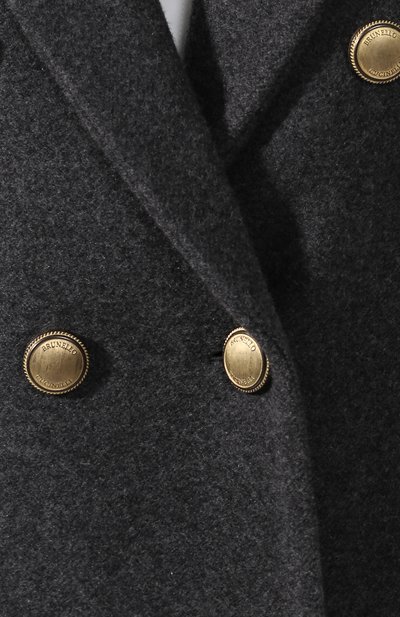 Двубортное кашемировое пальто BRUNELLO CUCINELLI, арт. MT4979273, фото 5