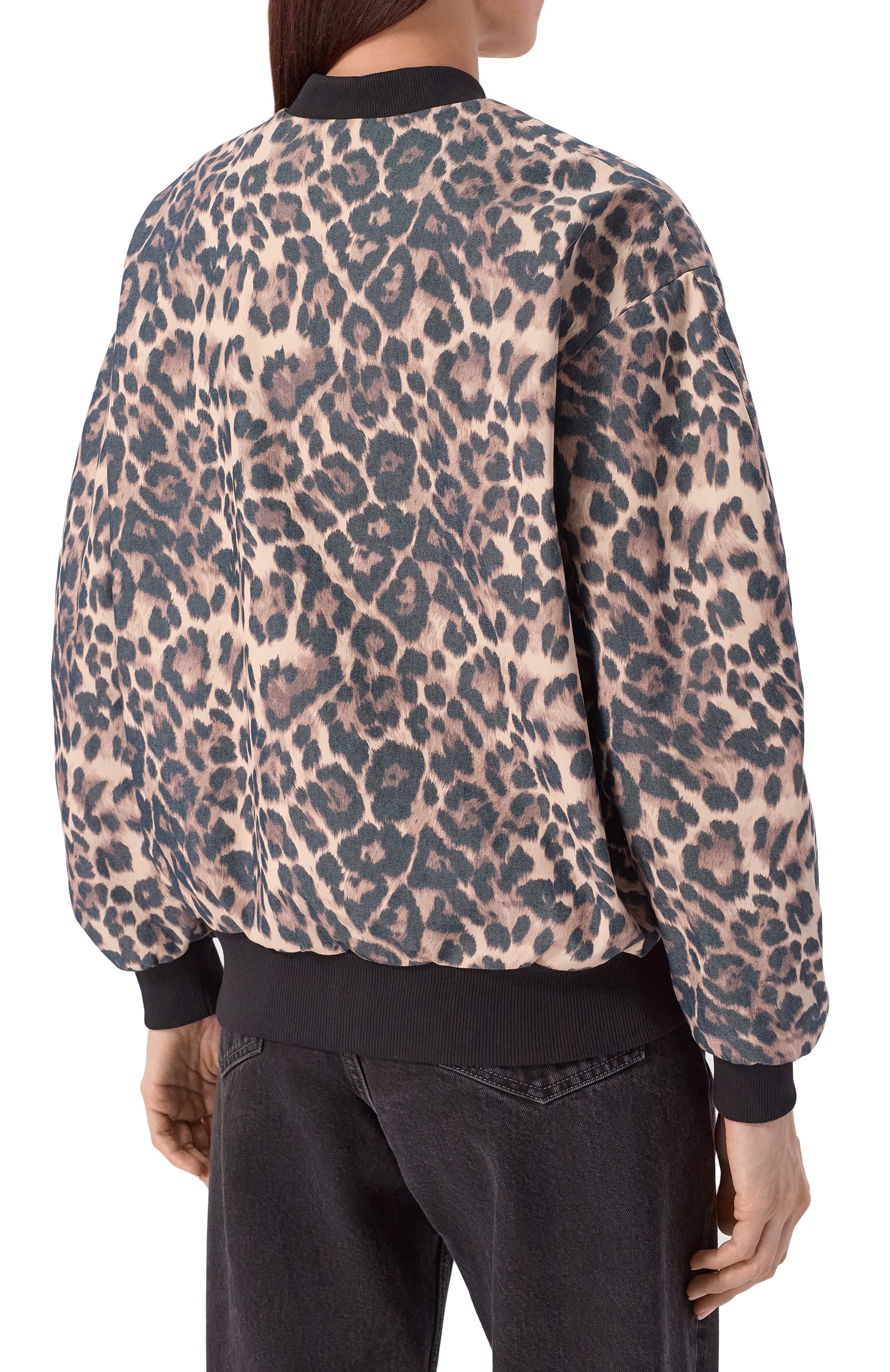 Хлопковый бомбер FLASHIN леопардового цвета по цене 44000 руб., арт. FS26JBCL, фото 4 Хлопковый бомбер FLASHIN, арт. FS26JBCL, фото 4