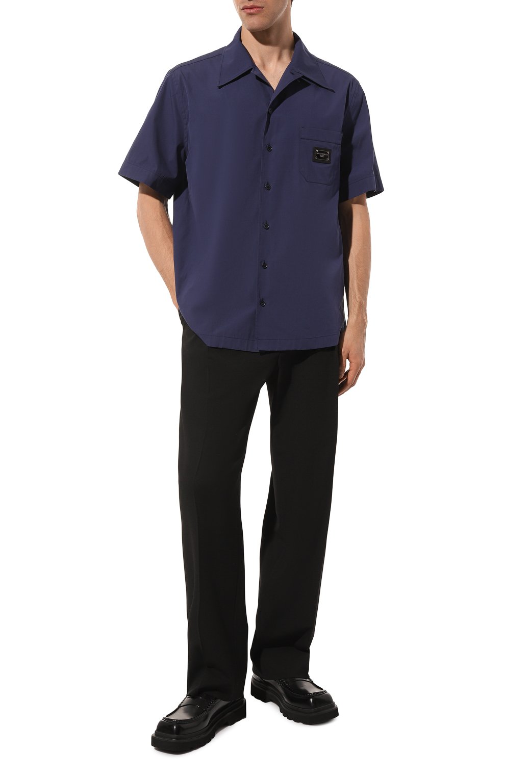 Хлопковая рубашка DOLCE & GABBANA, арт. G5JH9T/GF855, фото 2