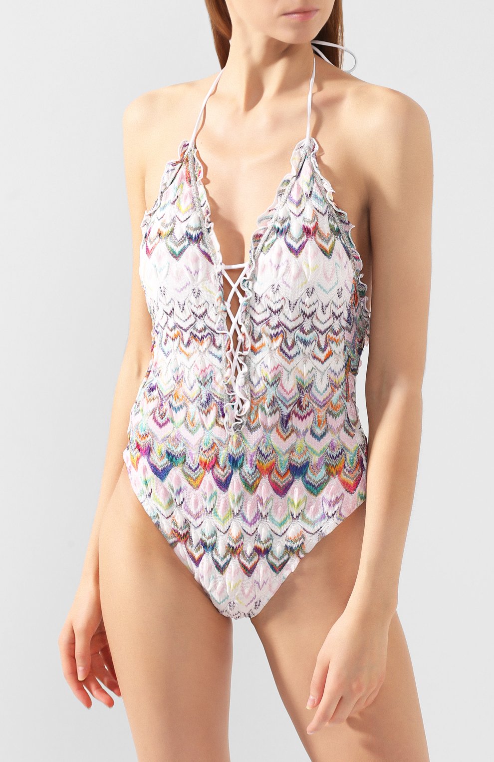 Слитный купальник MISSONI разноцветного цвета по цене 43550 руб., арт. MMP00187/BR00AJ, фото 2 Слитный купальник MISSONI, арт. MMP00187/BR00AJ, фото 2