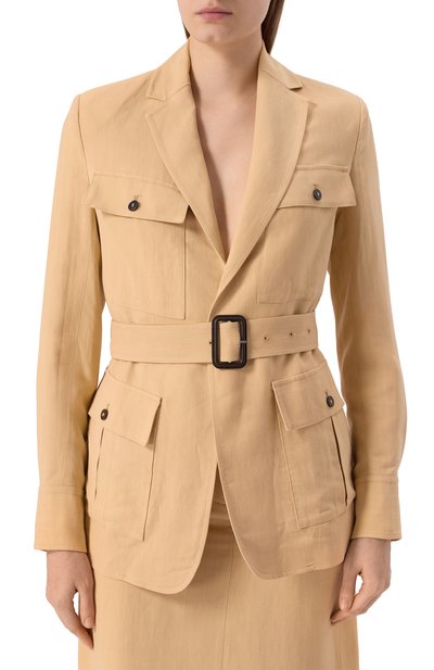 Жакет из вискозы и льна ANTONELLI FIRENZE, арт. N3609/935, фото 3