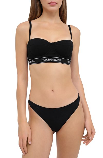 Бюстгальтер-балконет DOLCE & GABBANA черного цвета по цене 21700 руб., арт. 01B31T/FUGJT, фото 2 Бюстгальтер-балконет DOLCE & GABBANA, арт. 01B31T/FUGJT, фото 2