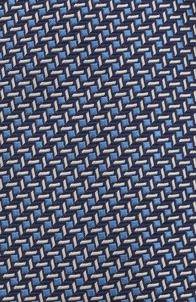 Шелковый галстук CANALI синего цвета по цене 12700 руб., арт. 18/HJ03075, фото 3 Шелковый галстук CANALI, арт. 18/HJ03075, фото 3