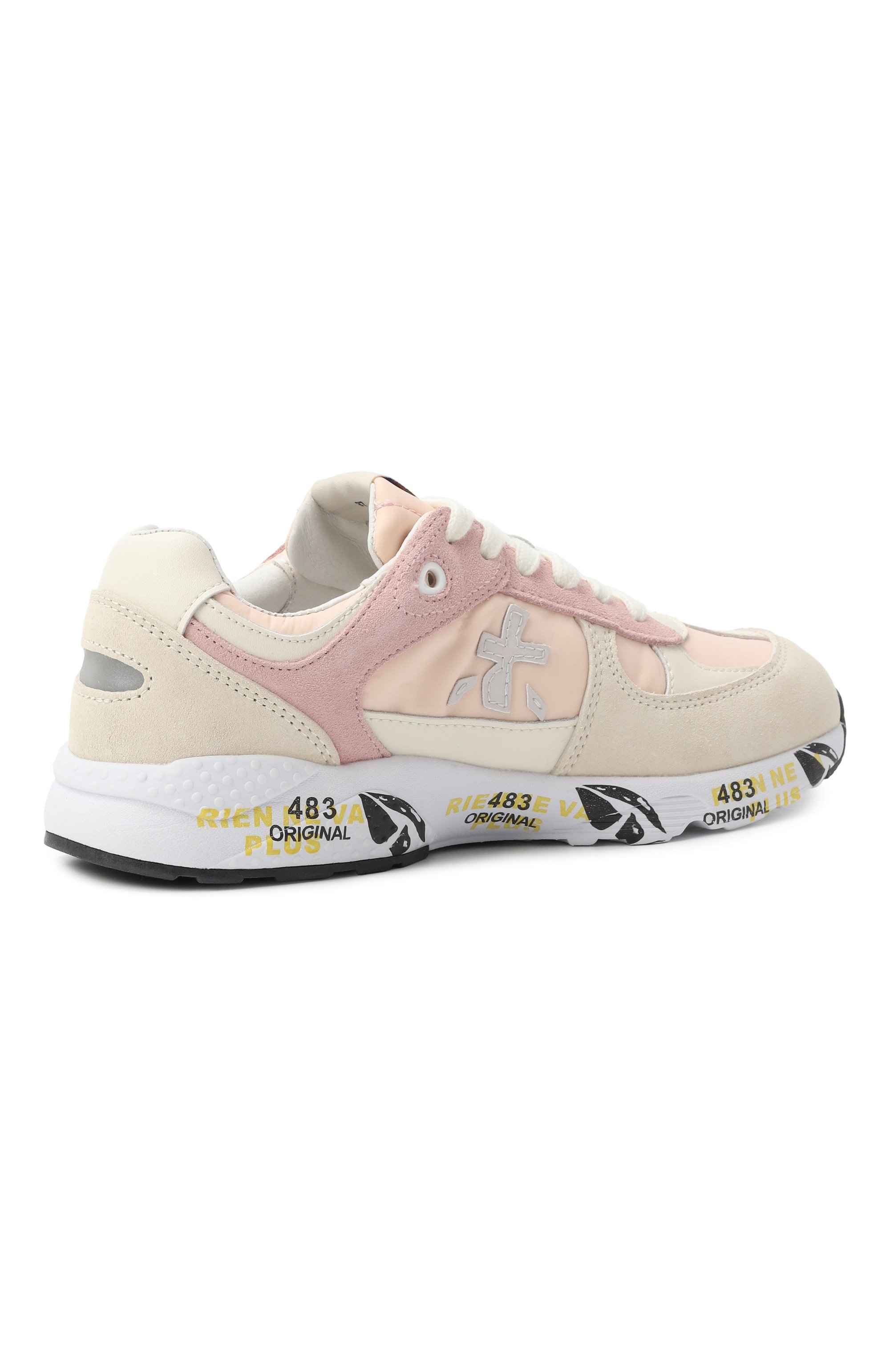 Кожаные кроссовки diva PREMIATA WILL BE светло-розового цвета по цене 23300 руб., арт. 28239421/DIVA/36-40, фото 3 Кожаные кроссовки diva PREMIATA WILL BE, арт. 28239421/DIVA/36-40, фото 3