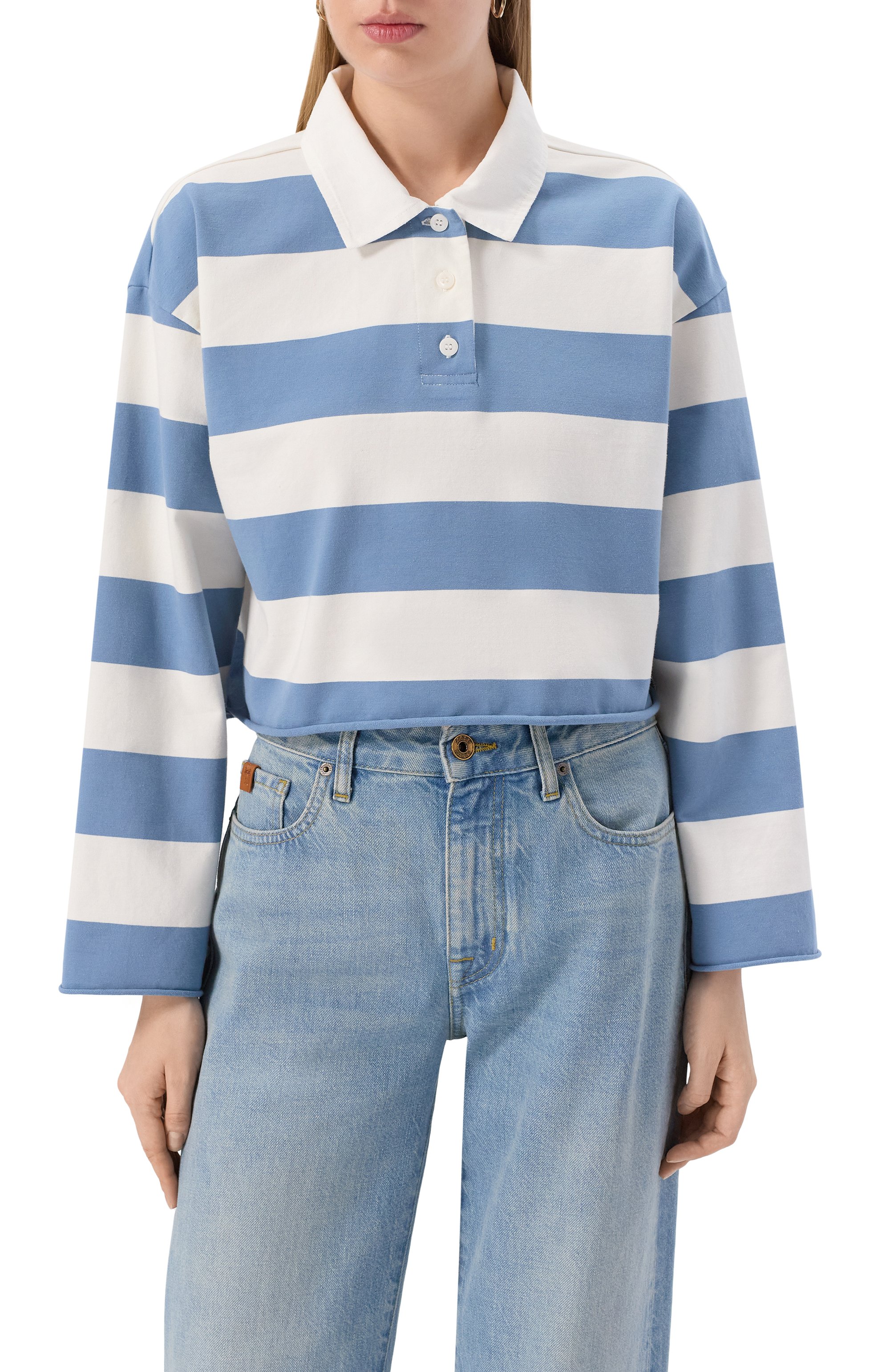 Хлопковое поло RE/DONE, арт. 091-02WRUGBYP, фото 3