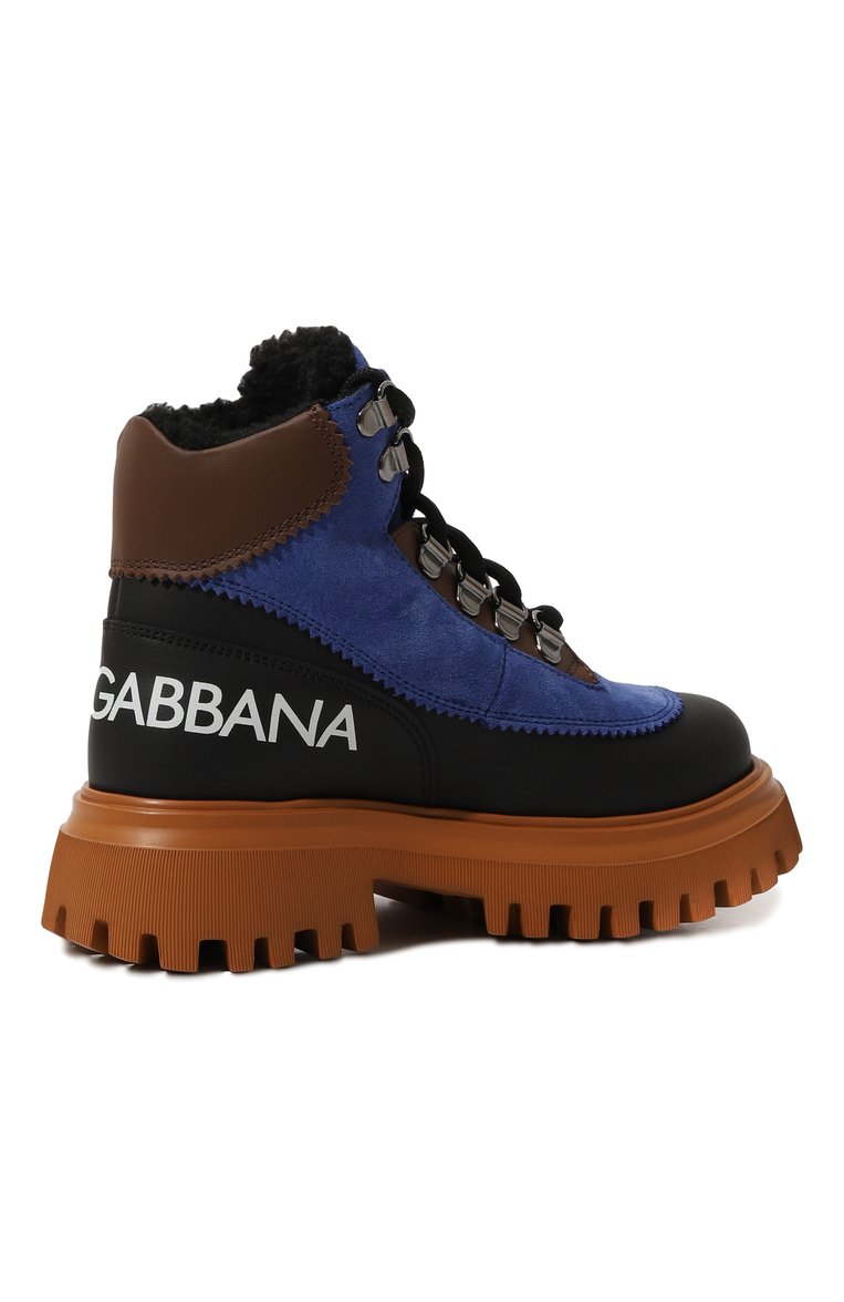 Кожаные ботинки DOLCE & GABBANA, арт. DA5177/A3C01/29-36, фото 1