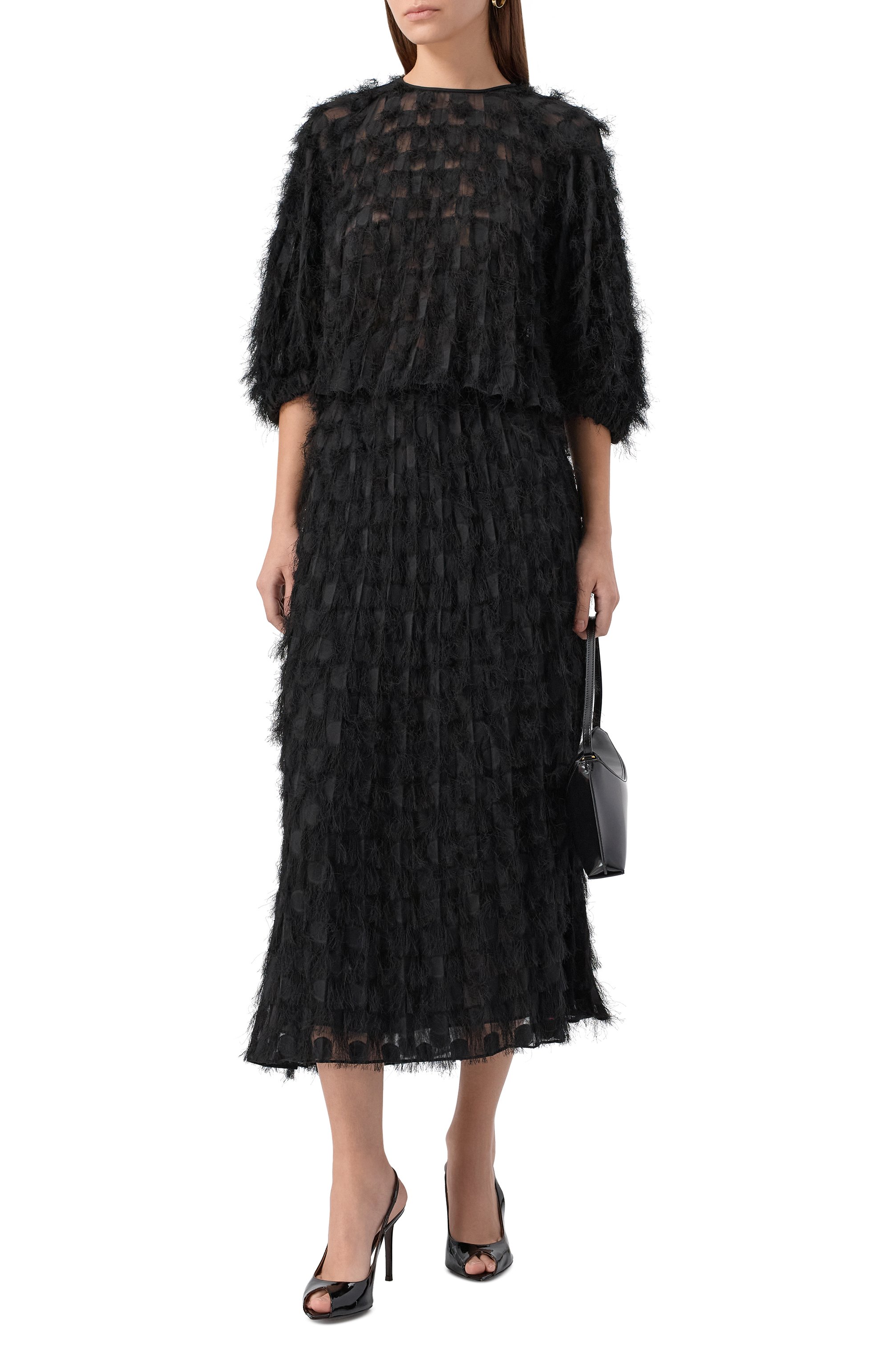 Юбка BOSS черного цвета по цене 33550 руб., арт. 50546821, фото 2 Юбка BOSS, арт. 50546821, фото 2