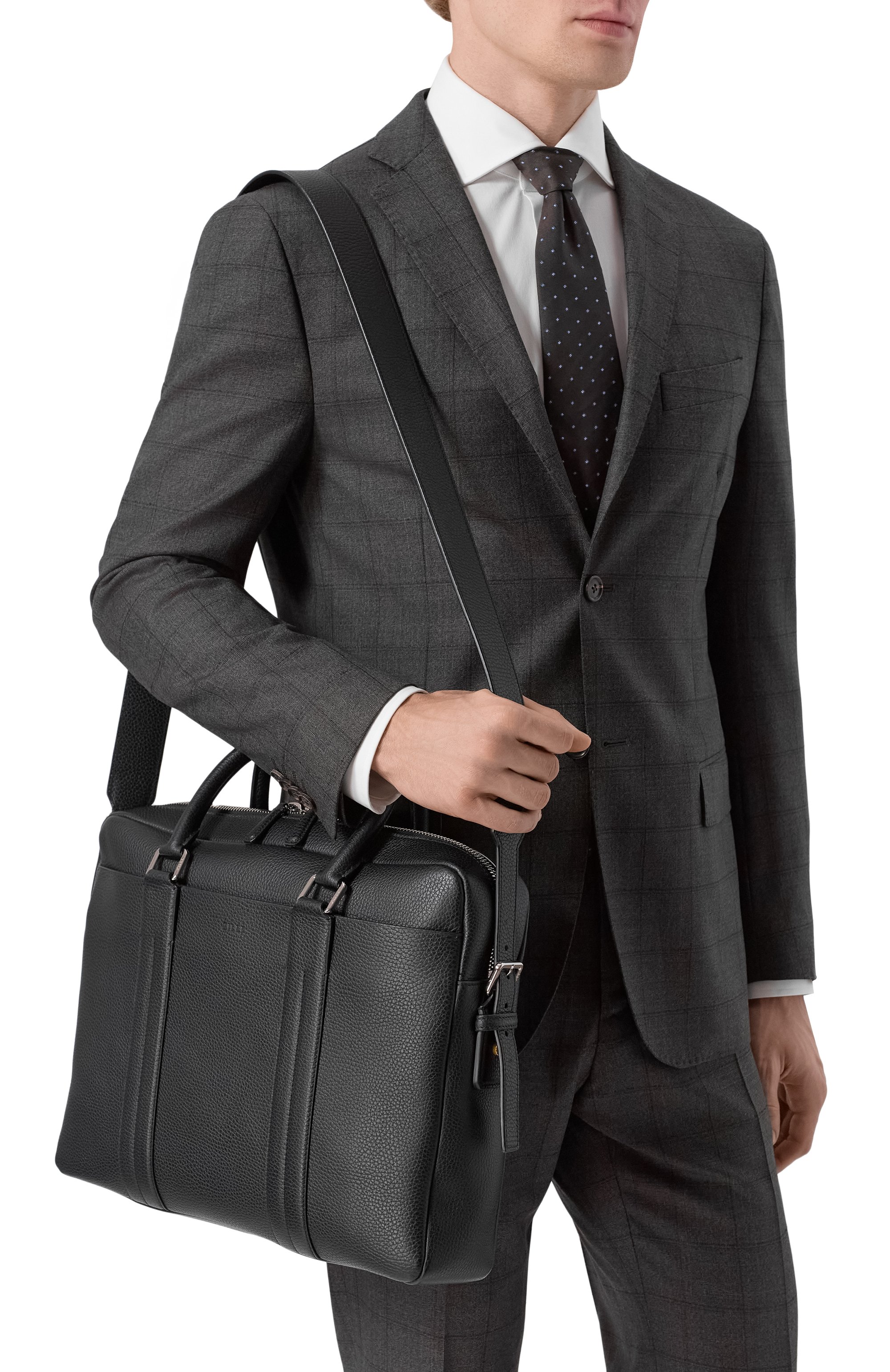 Портфель travel weekender ZILLI черного цвета по цене 858000 руб., арт. G0008AM1990VWEE15, фото 2 Портфель travel weekender ZILLI, арт. G0008AM1990VWEE15, фото 2