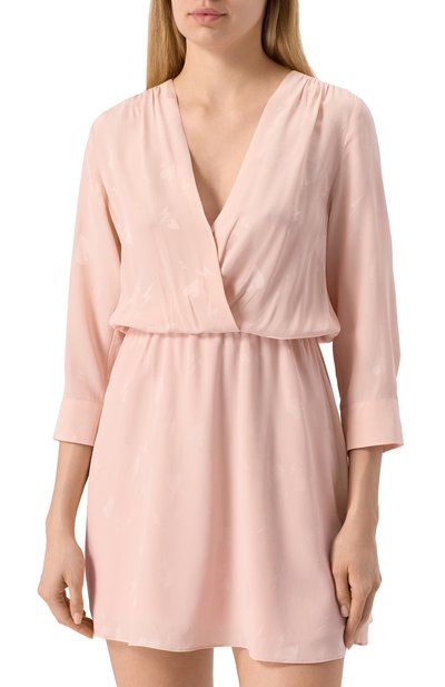 Шелковое платье ZADIG AND VOLTAIRE розового цвета по цене 72100 руб., арт. WWDR02526, фото 3 Шелковое платье ZADIG AND VOLTAIRE, арт. WWDR02526, фото 3