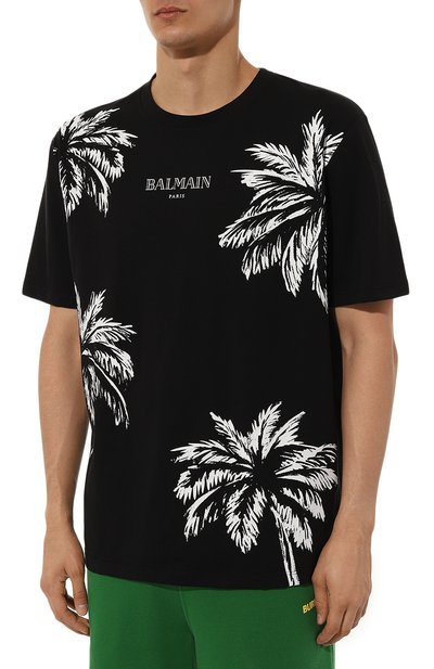 Хлопковая футболка BALMAIN, арт. DH1EG000/GD76, фото 3