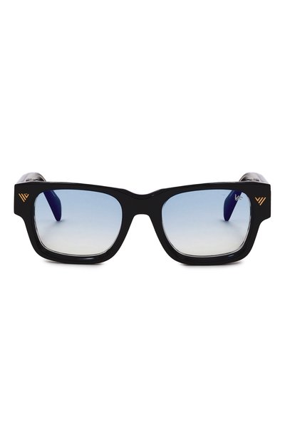 Солнцезащитные очки VINTAGE FRAMES, арт. B0WIE BLACK AND CLEAR/BLUE, фото 4