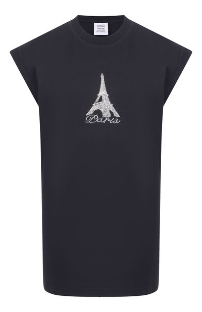 Женская хлопковая футболка VETEMENTS, арт. ME76TR262B/1200 LIGHT JERSEY