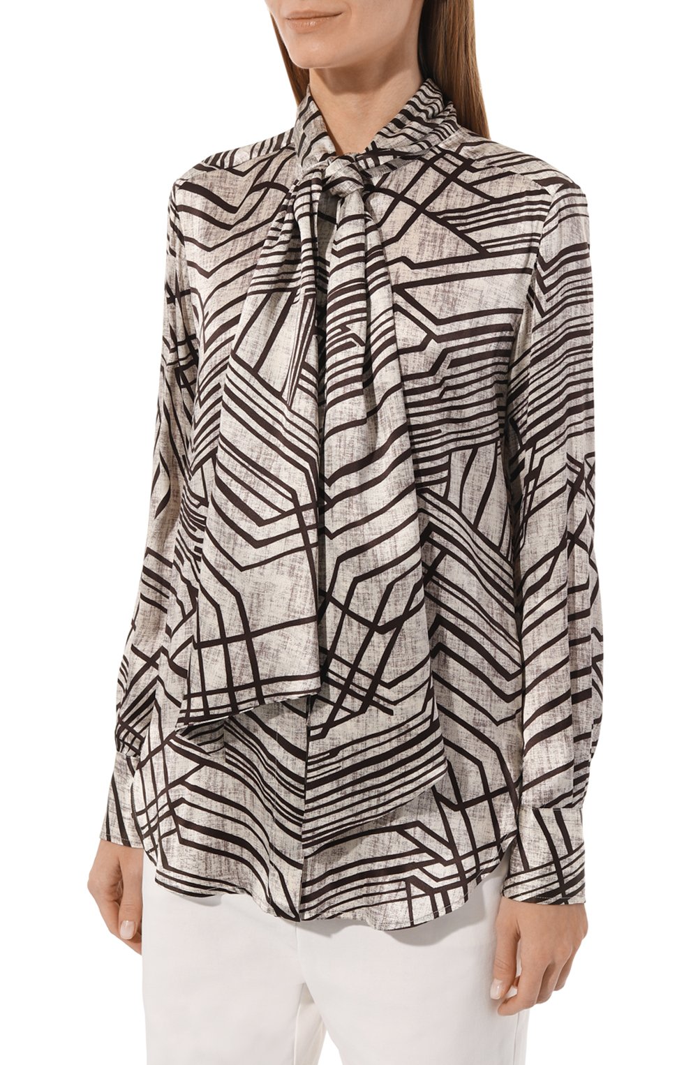 Шелковая блузка KITON, арт. D38455K0575, фото 3