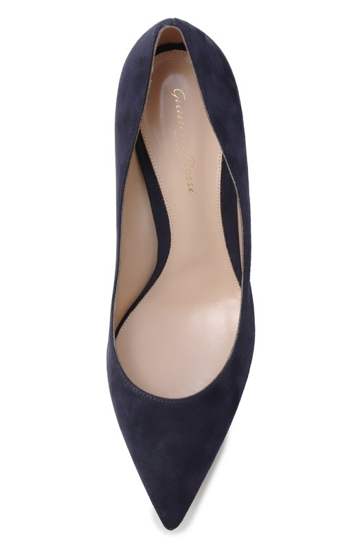 Замшевые туфли Gianvito 70 Gianvito Rossi G26770.70RIC.CAMDENI Синий  G26770.70RIC.CAMDENI Фото 6