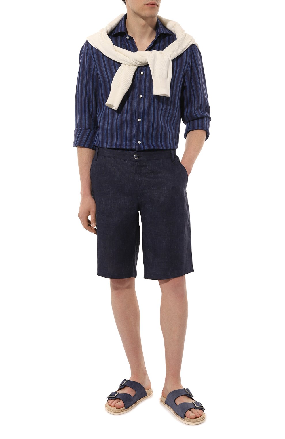 Замшевые шлепанцы urban BRUNELLO CUCINELLI, арт. MZUSILY235, фото 2