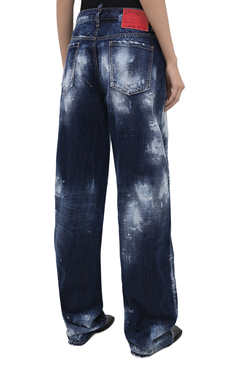 Джинсы DSQUARED2 синего цвета по цене 86200 руб., арт. S72LB0418/S30309, фото 4 Джинсы DSQUARED2, арт. S72LB0418/S30309, фото 4