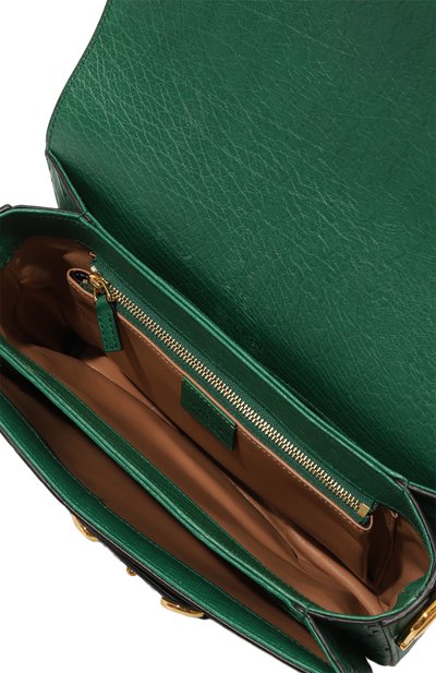 Сумка 1955 horsebit small из кожи страуса GUCCI, арт. 602204 EY00G, фото 4