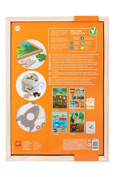 Деревянный пазл сад APLI KIDS, арт. 17197, фото 3