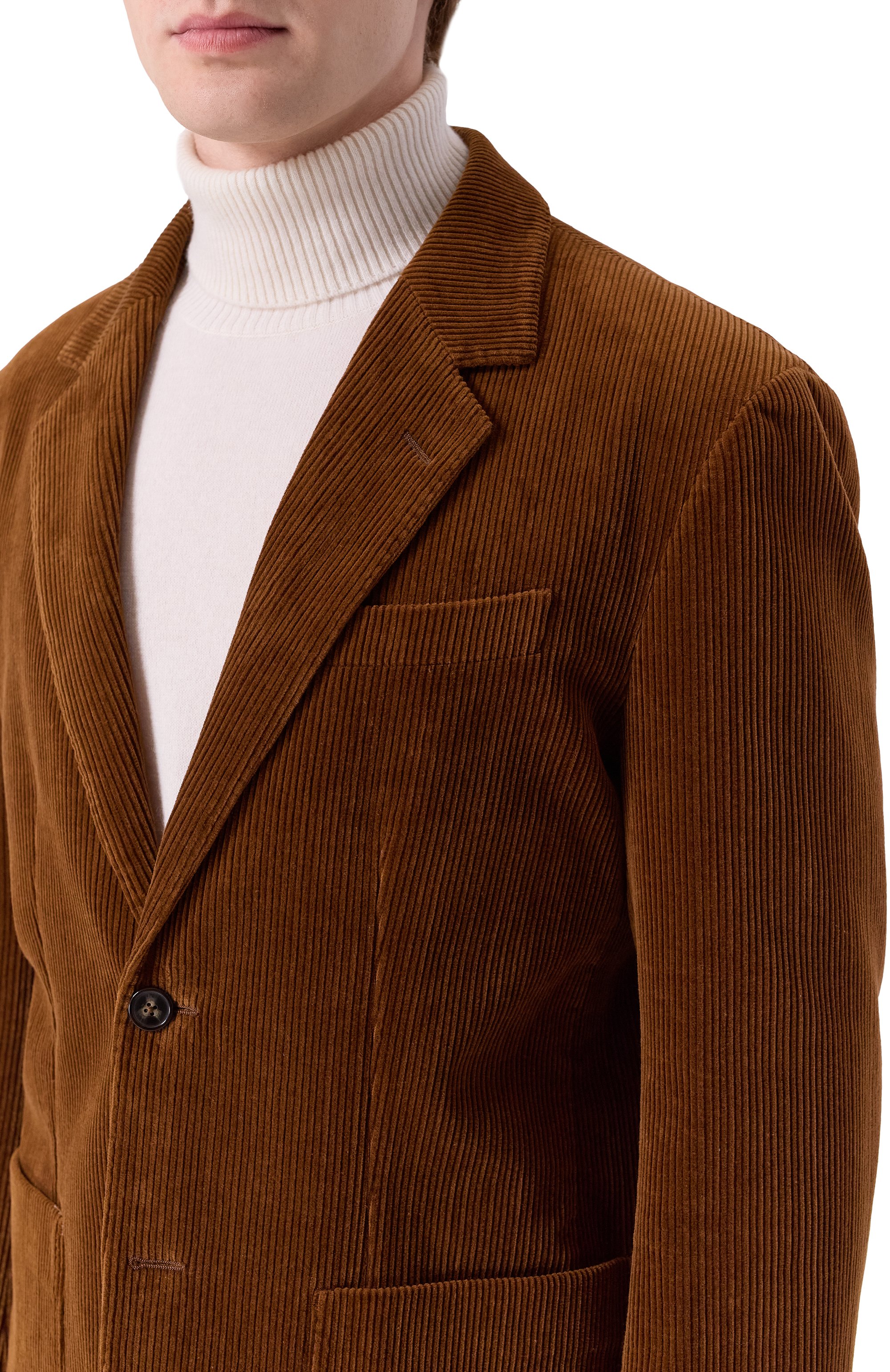 Вельветовый пиджак 12 STOREEZ, арт. 134118, фото 5