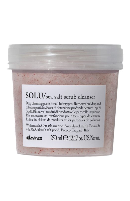 фото Скраб с морской солью solu (250ml) davines