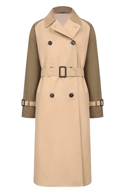Женский хлопковый тренч WEEKEND MAX MARA, арт. WKDCANASTA