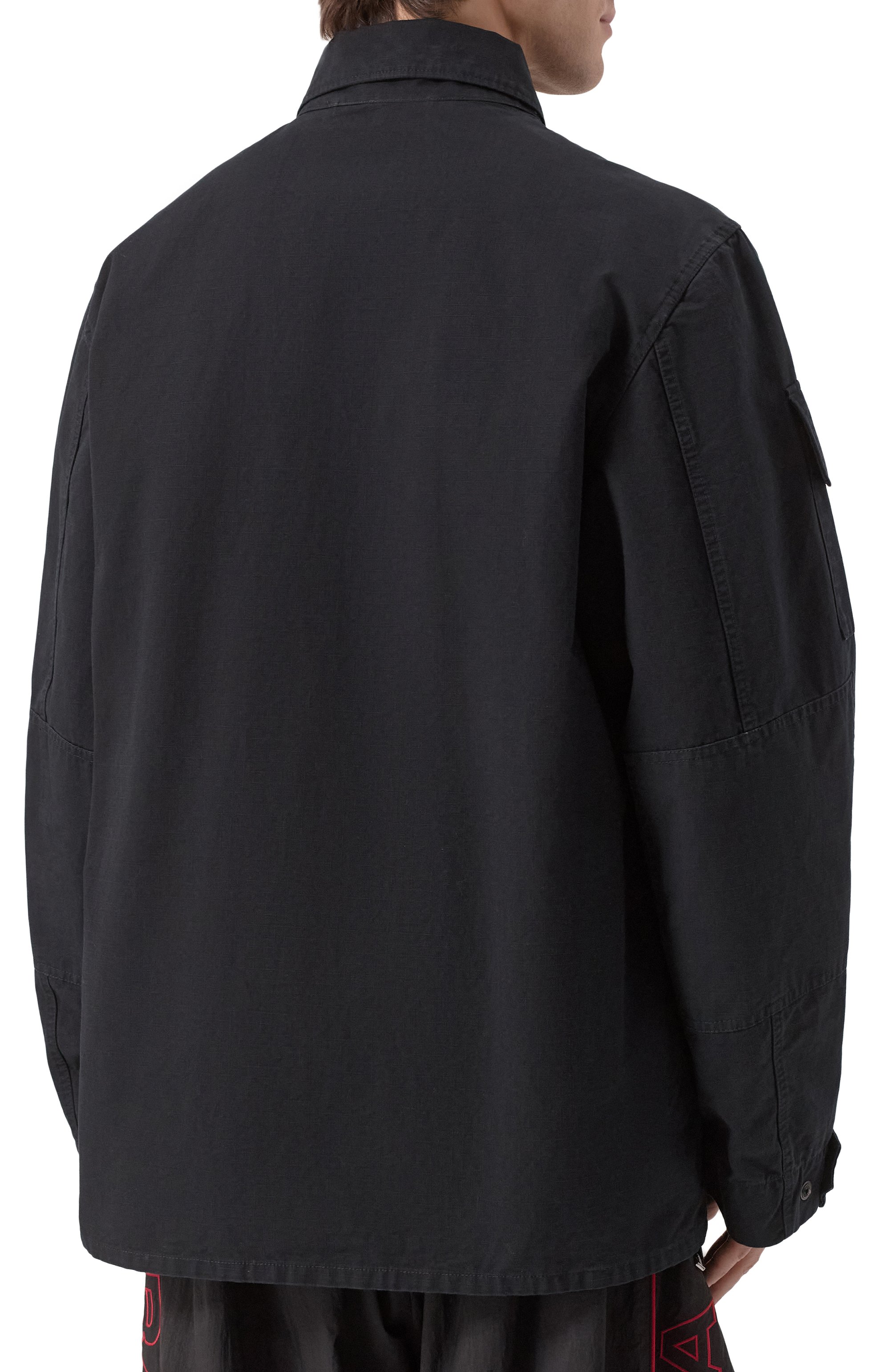 Хлопковая куртка-рубашка garde-robe BALENCIAGA, арт. 814719/TQP13, фото 4