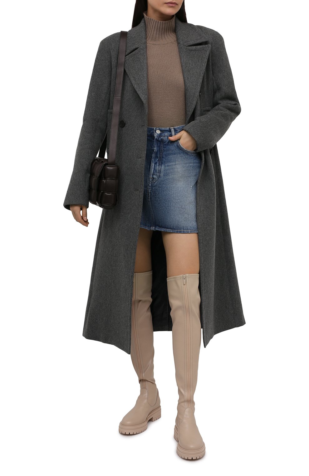 Кожаные ботфорты GIANVITO ROSSI, арт. G80576.20G0M.ENSM0US, фото 2