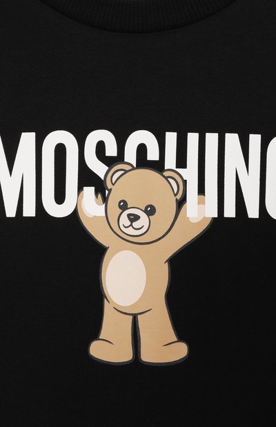 Хлопковая футболка MOSCHINO, арт. HMM05G/LAA10/4-8, фото 3