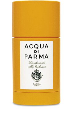 Мужской дезодорант-стик colonia (75g) ACQUA DI PARMA бесцветного цвета, арт. 174 | Фото 1 (Материал внутренний: Не назначено; Региональные ограничения белый список (Axapta Mercury): Не проставлено; Тип продукта: Дезодоранты; Нос: Не проставлено; Статус проверки: Проверена категория)