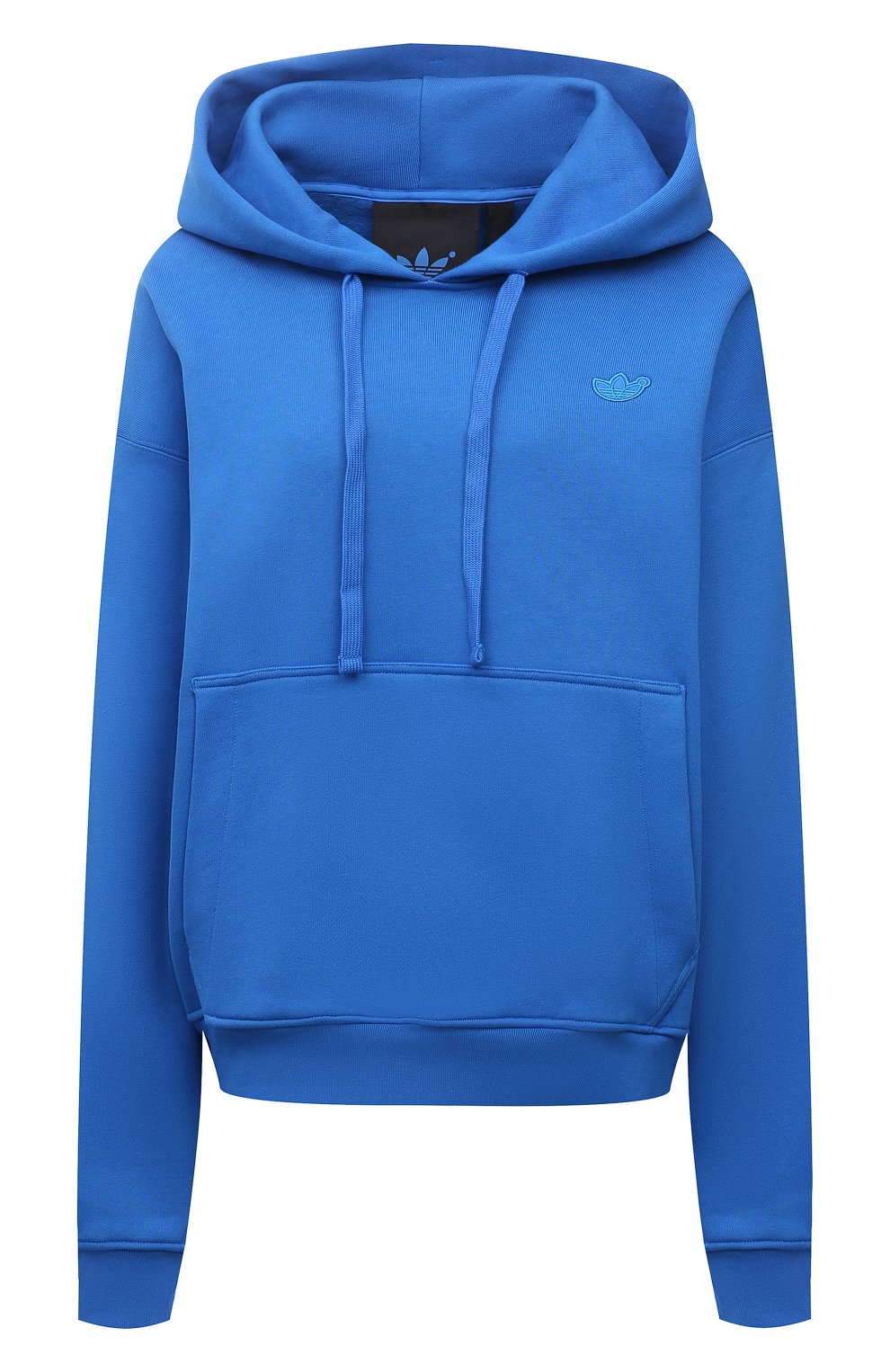 Хлопковое худи ADIDAS ORIGINALS синего цвета по цене 12300 руб., арт. H33459, фото 1 Хлопковое худи ADIDAS ORIGINALS, арт. H33459, фото 1