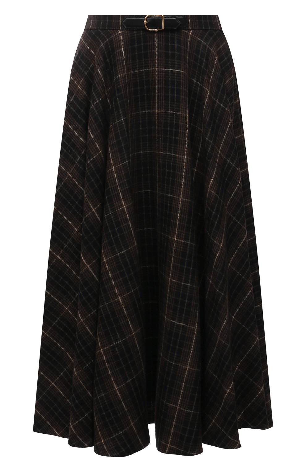 Юбка из вискозы и шерсти CELINE черного цвета по цене 165000 руб., арт. 2J388344P, фото 1 Юбка из вискозы и шерсти CELINE, арт. 2J388344P, фото 1