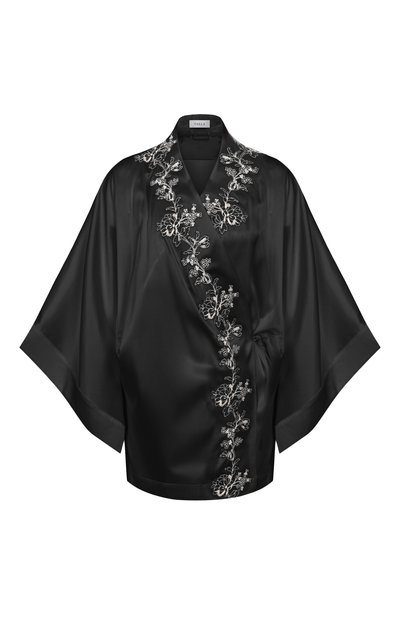 Женский шелковый халат C.ALLA, арт. CA0112 VE-C-R