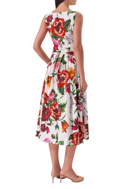 Хлопковое платье DOLCE & GABBANA, арт. F6TZTT/HS5TQ, фото 4