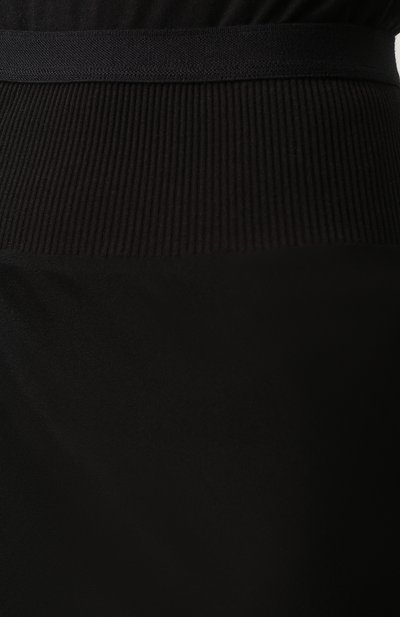 Шелковая юбка-миди асимметричного кроя RICK OWENS, арт. RP18S8334/SCH, фото 5
