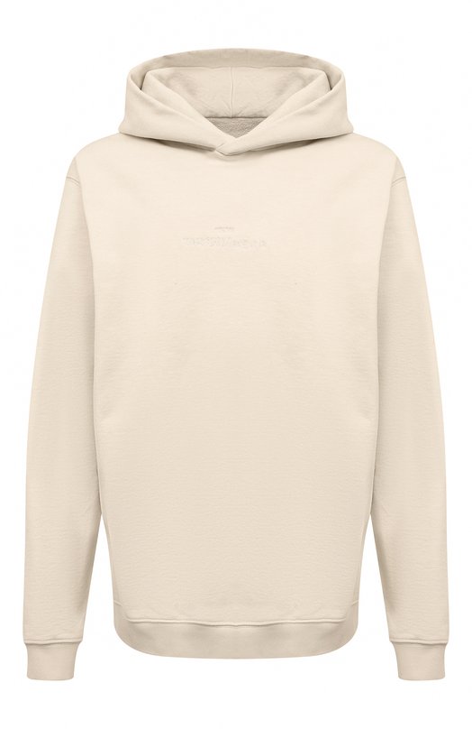 

Хлопковое худи Maison Margiela, Кремовый