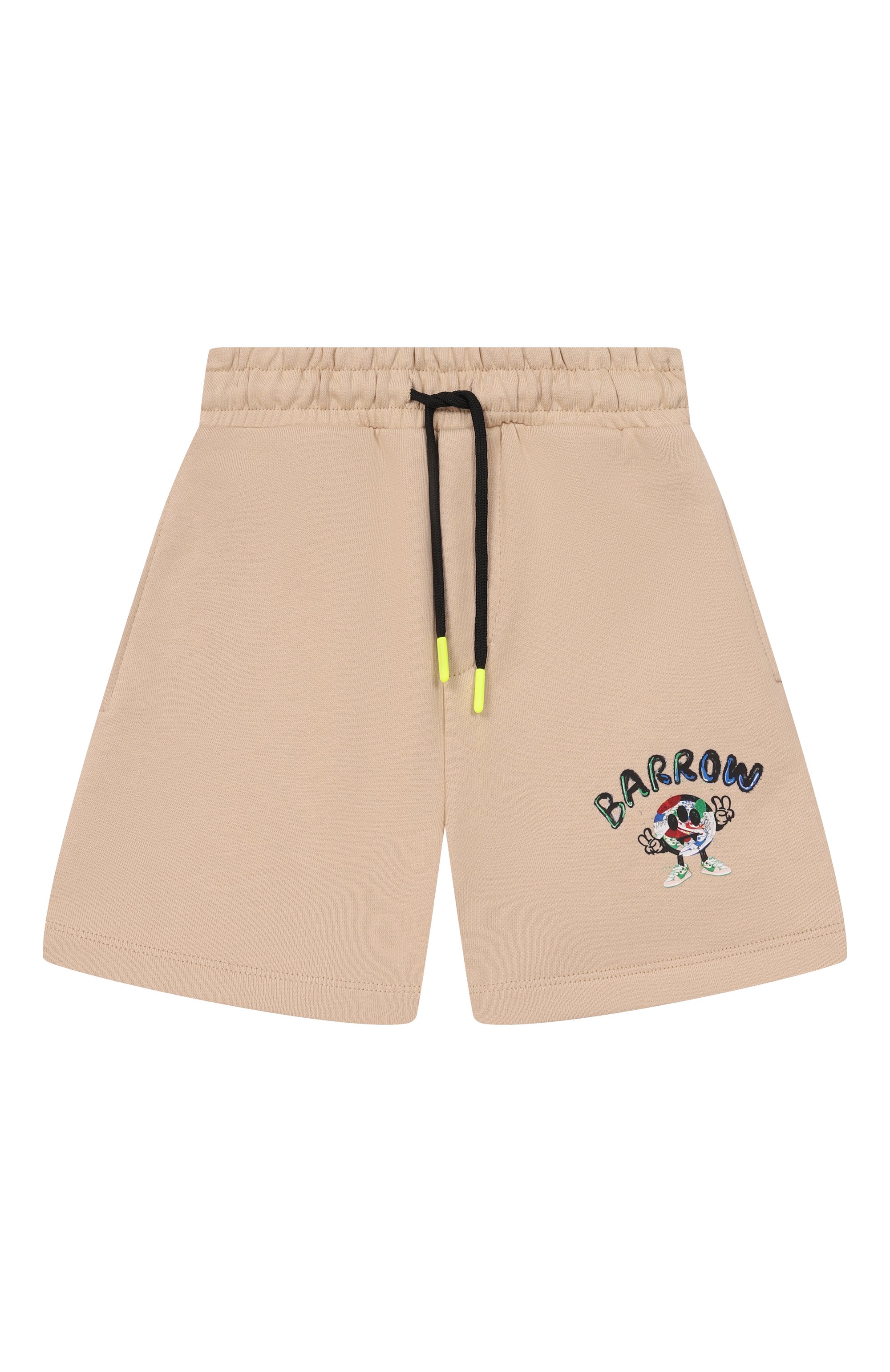 Хлопковые шорты BARROW бежевого цвета по цене 6875 руб., арт. S6BKJUBE095, фото 1 Хлопковые шорты BARROW, арт. S6BKJUBE095, фото 1