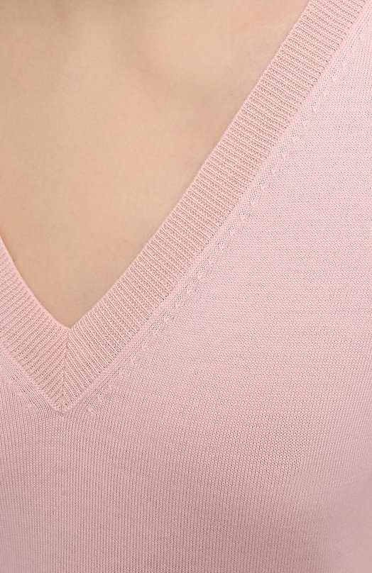 Шерстяной пуловер REDVALENTINO Розовый, фото 5