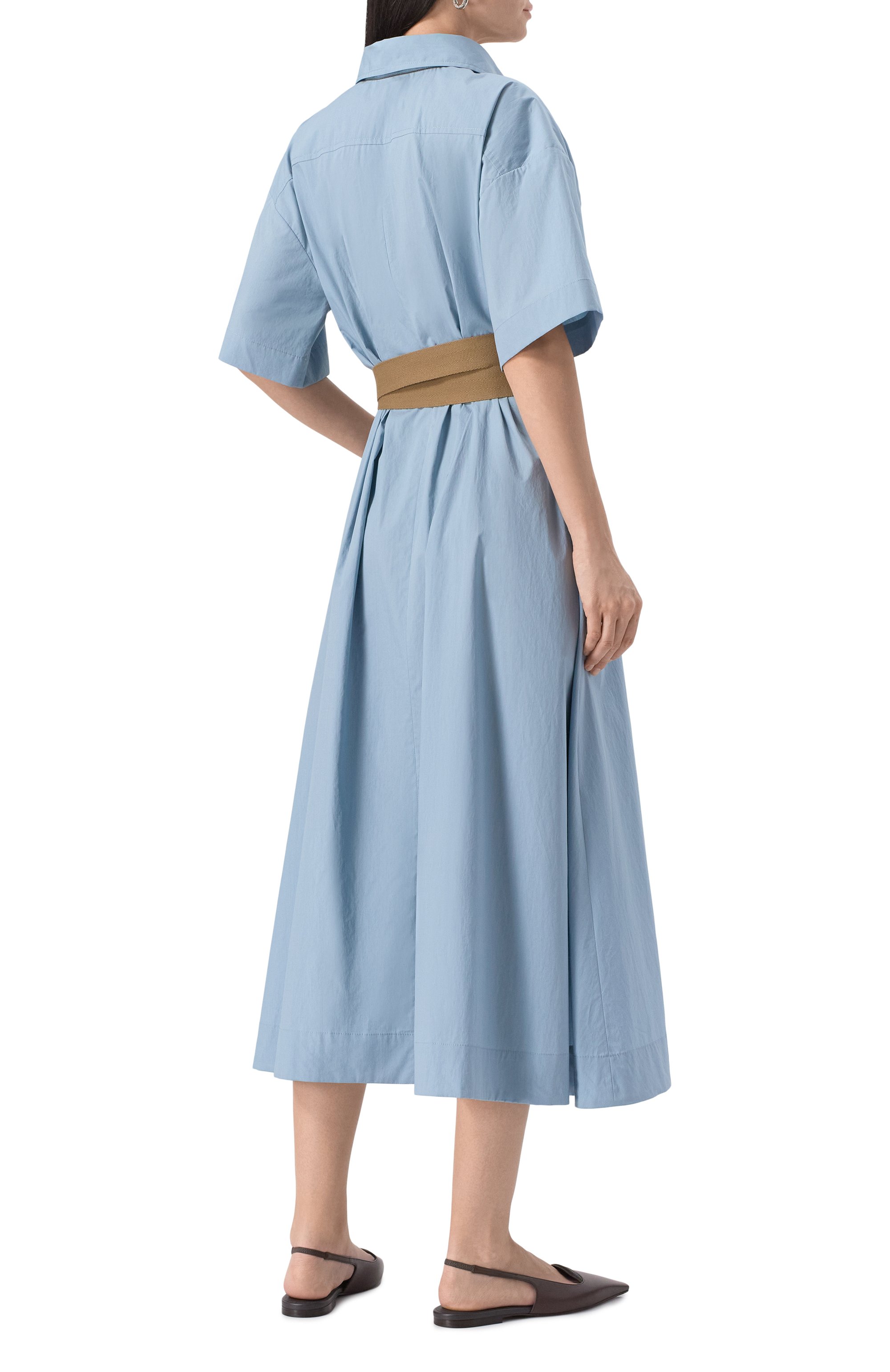 Хлопковое платье BRUNELLO CUCINELLI, арт. M0H93A5306, фото 4