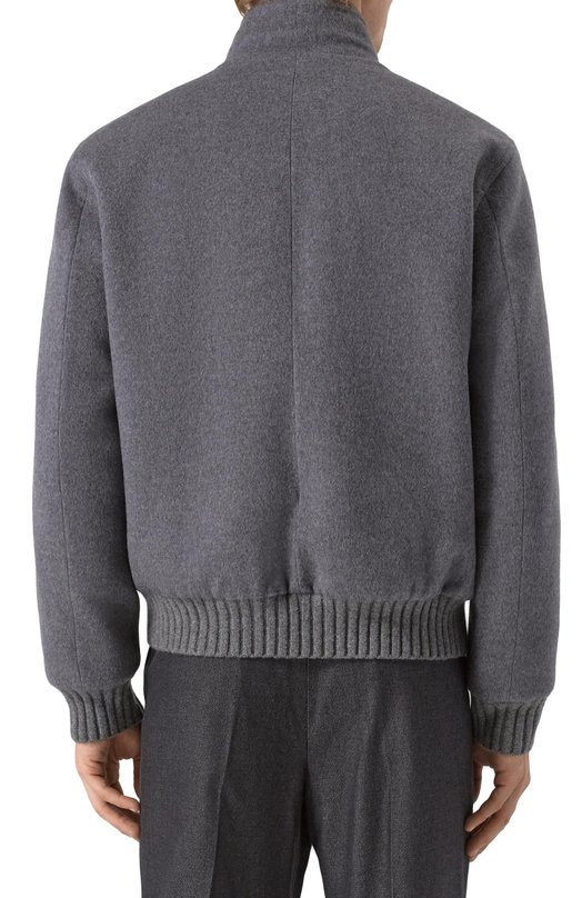 Кашемировый бомбер с норковой подкладкой MVST FTXTRECK-ES4275V BS/LC1599 Серый  FTXTRECK-ES4275V BS/LC1599 Фото 4