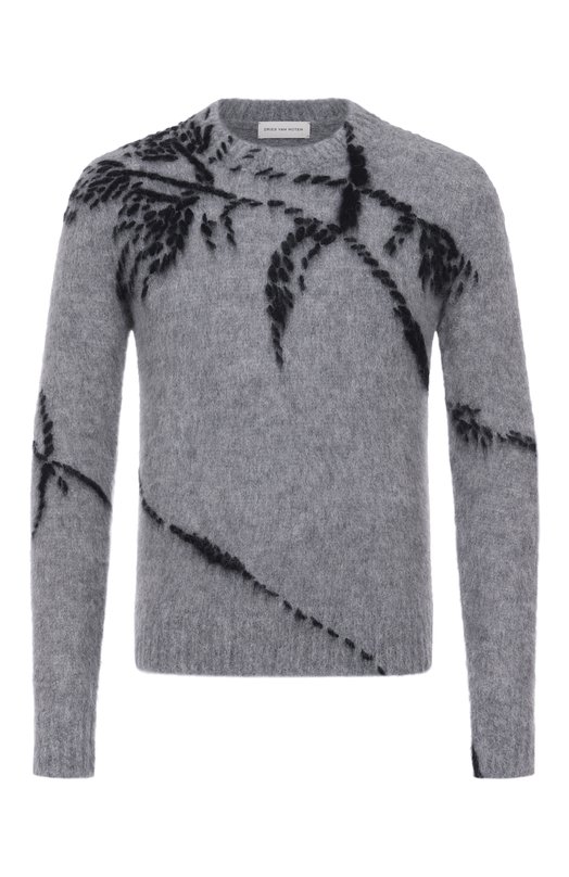 Шерстяной свитер Dries Van Noten 021228-2709-804 Серый 021228-2709-804