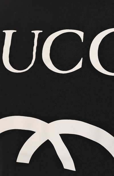 Хлопковая футболка GUCCI, арт. 493117 X3Q35, фото 5
