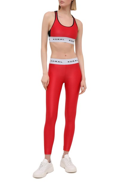 Легинсы KORAL красного цвета по цене 10650 руб., арт. A2328S04, фото 2 Легинсы KORAL, арт. A2328S04, фото 2