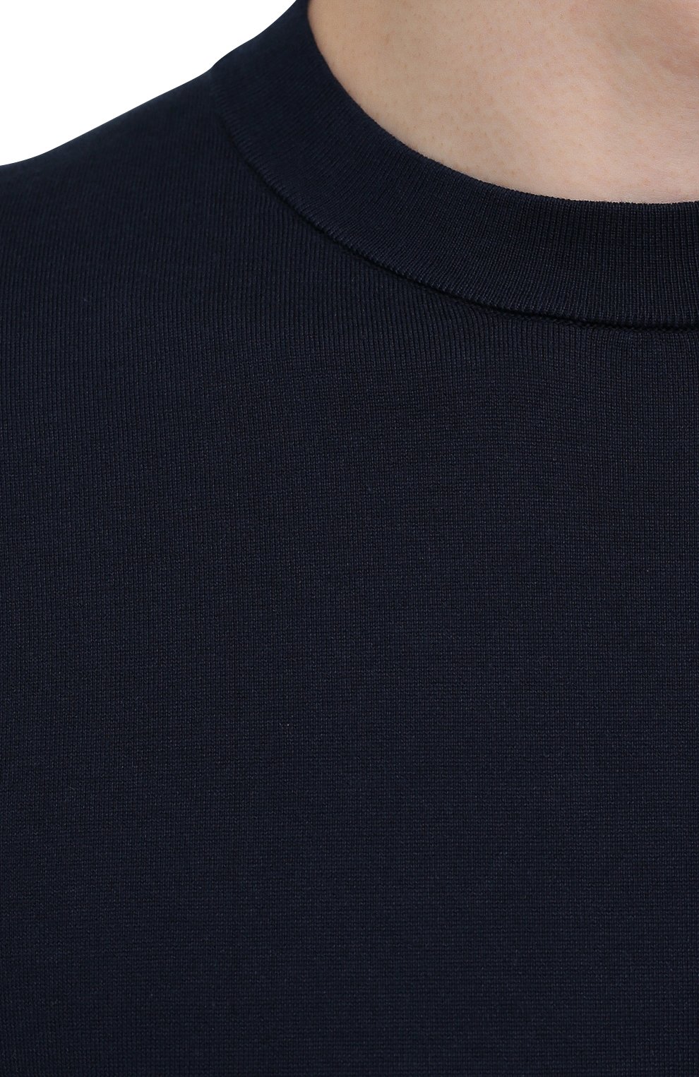 Хлопковый джемпер FIORONI темно-синего цвета по цене 41300 руб., арт. MK20260A2, фото 5 Хлопковый джемпер FIORONI, арт. MK20260A2, фото 5