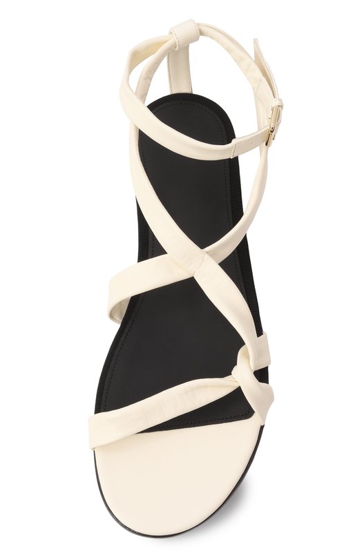 Кожаные сандалии Co 0048NAP Кремовый  0048NAP Фото 6