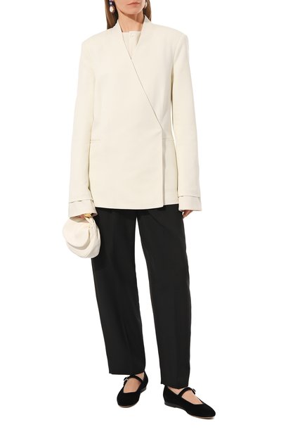 Текстильные балетки LE MONDE BERYL, арт. MRJ-VEL-BLA, фото 2