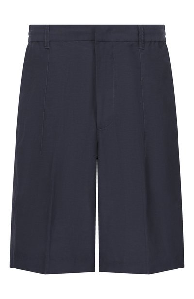 Мужские шорты из вискозы и льна EMPORIO ARMANI, арт. EM005874/AF13812