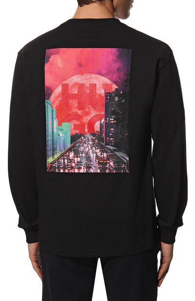 Хлопковый лонгслив HUGO, арт. 50486122, фото 4